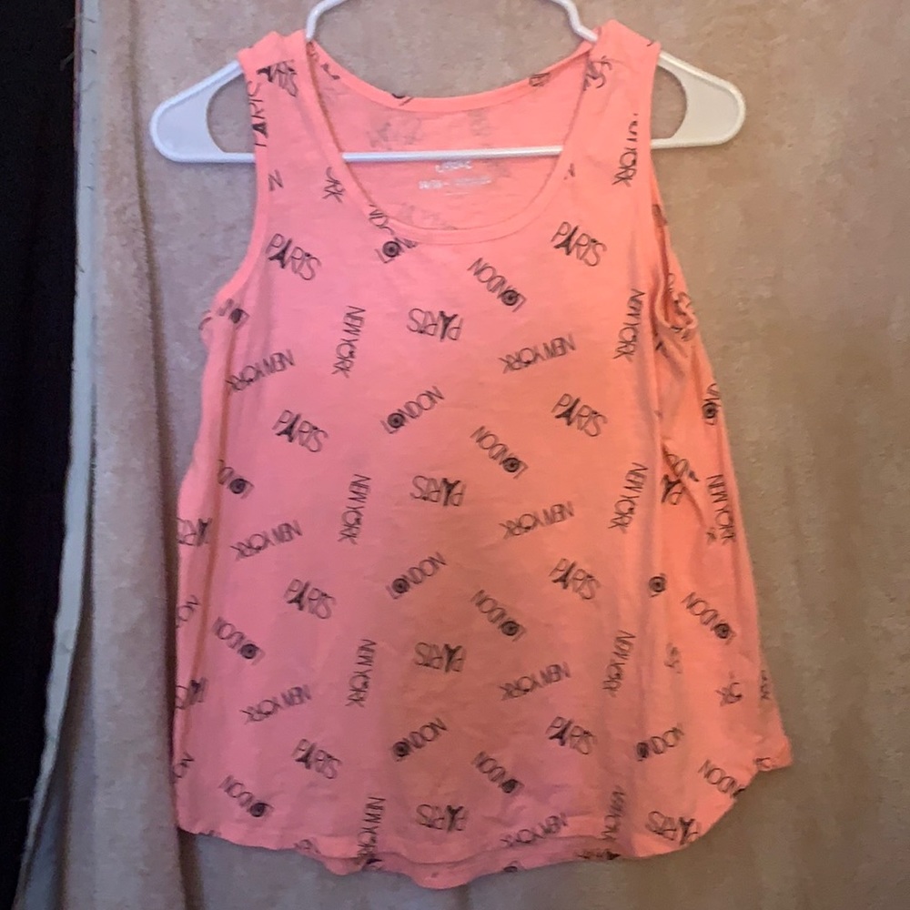 Justice tank top girls Size 14/16